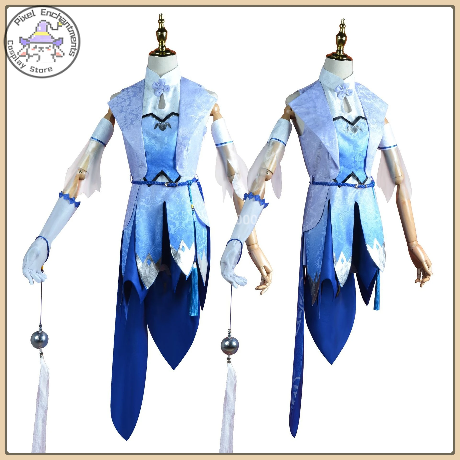 

Game King of Glory Xi Shi Huan Sha Zhi Ling Role Playing Costume In-Stock crole playing Full Set High Quality Cosplay Costume