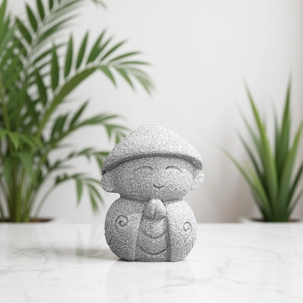 

Office Table Buddha Stone Maitreya Adornment Well Crafted Home Decor Item Resists Deformation Unique Look Buddha Decor