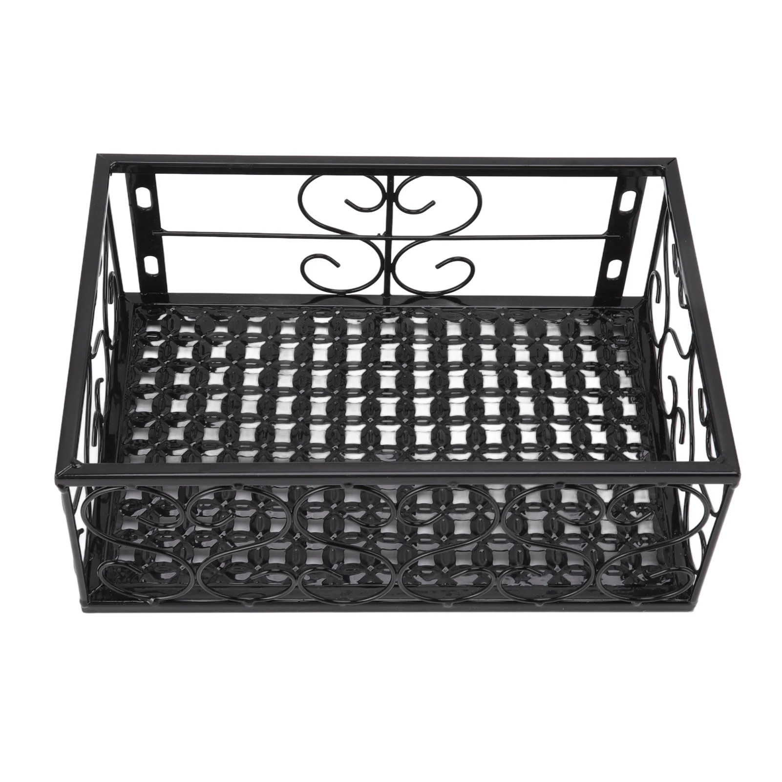 Balcony Flower Pot Stand Thickened Iron Art Decorative Patio Railing Shelf With Retainers For Home Windowsill