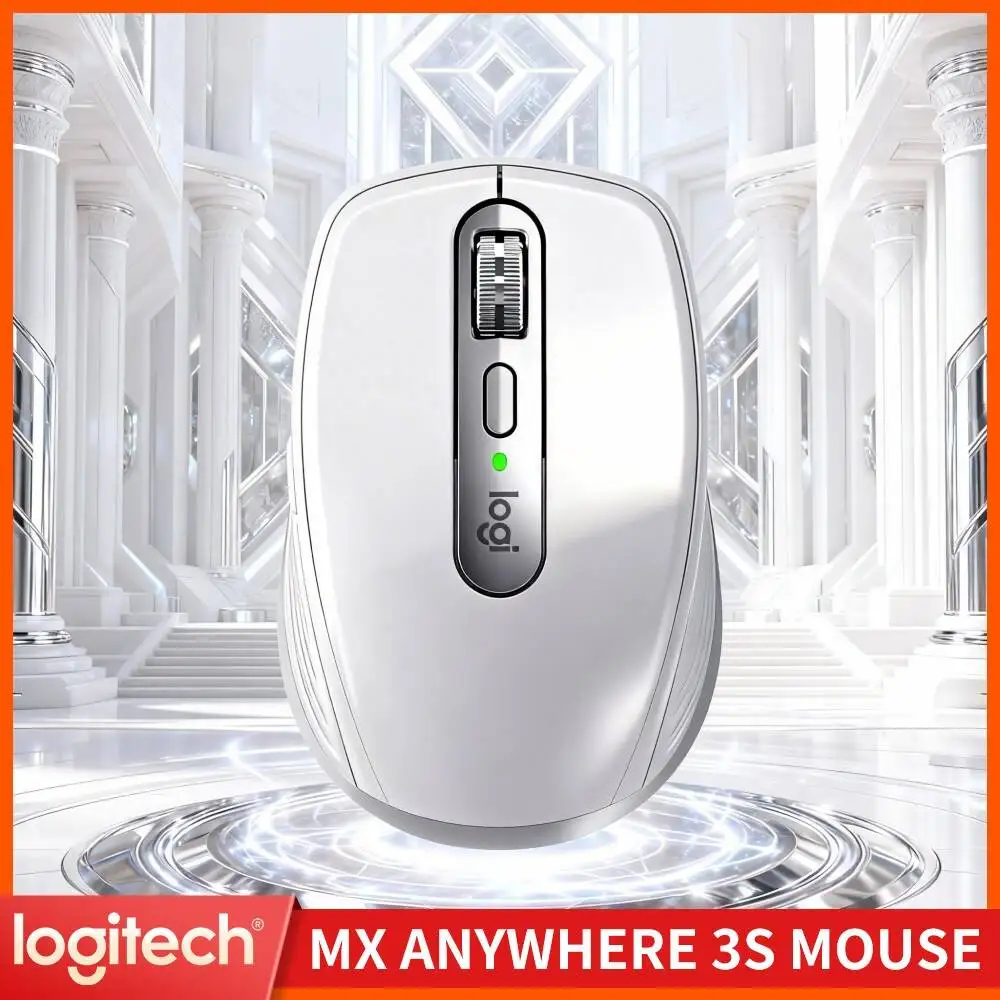 Logitech MX Anywhere 3S Ergonomic Wireless Mouse Reduce Wrist Strain for Long Hours Use