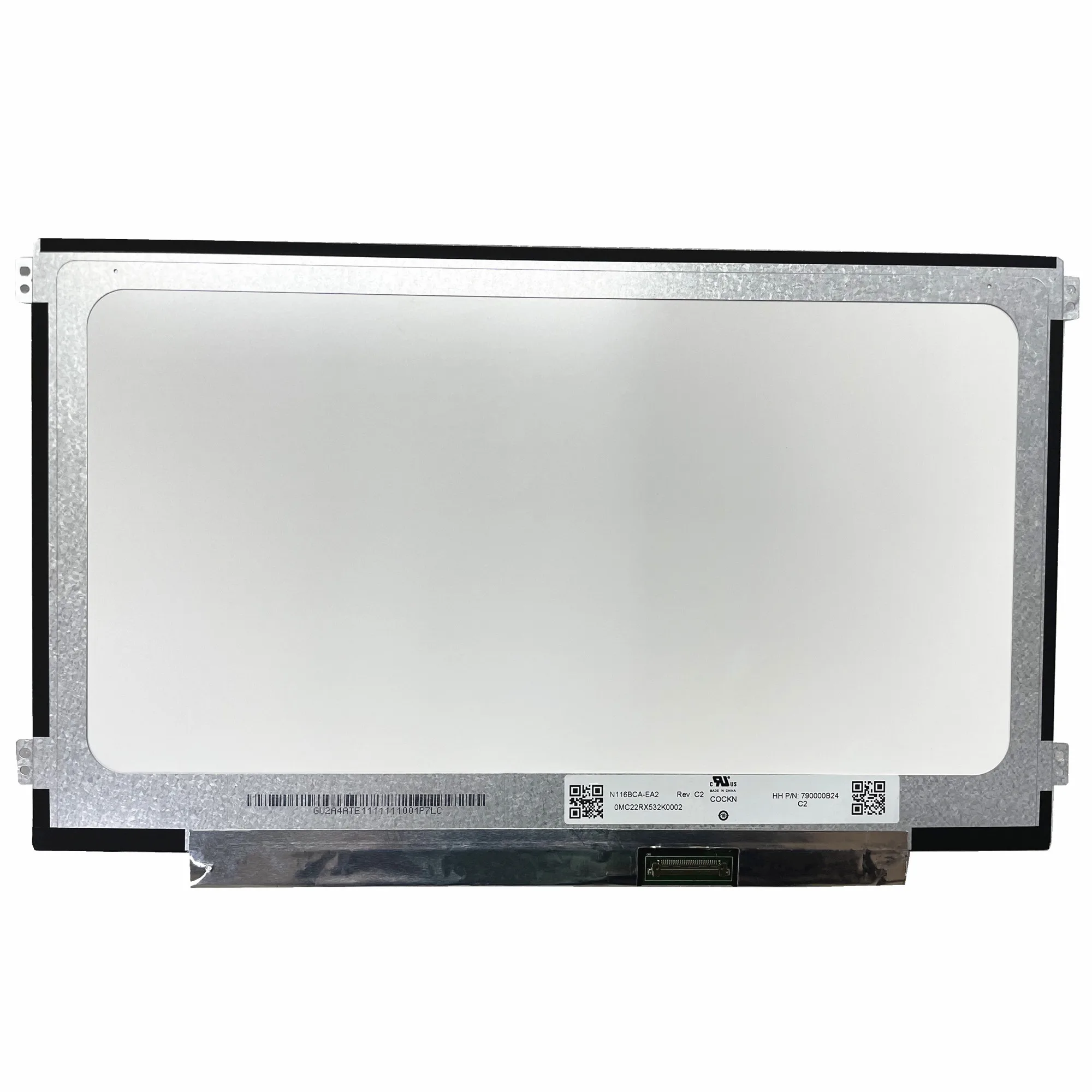 N116BCA-EA2 Rev.C2 EDP 30 Pins 1366*768 11.6'' Laptop LCD Screen Display Panel