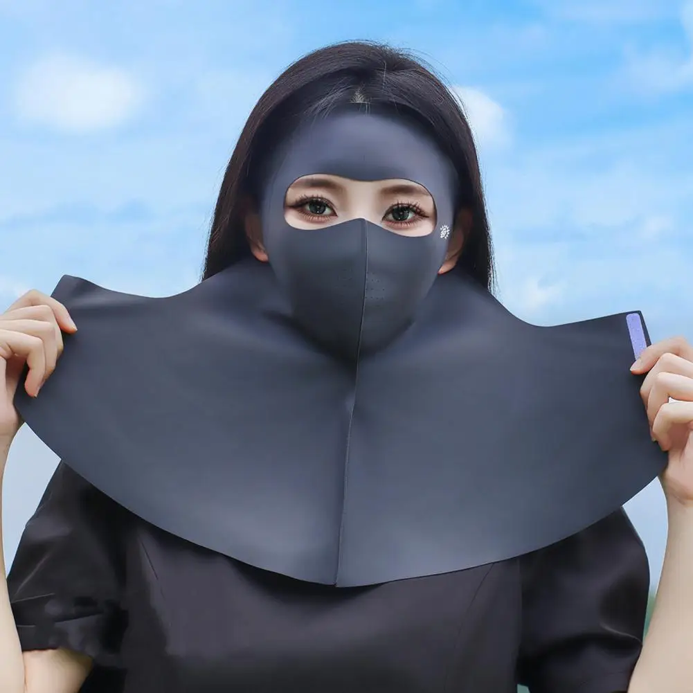 Neck Shoulder Coverage Face Guard Sun Protection Neck Gaiter with Adjustable Fit for Superior Breathability Stretchable Uv