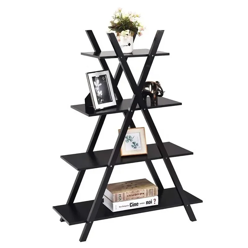 

4-Layer wooden bookshelf for home decoration