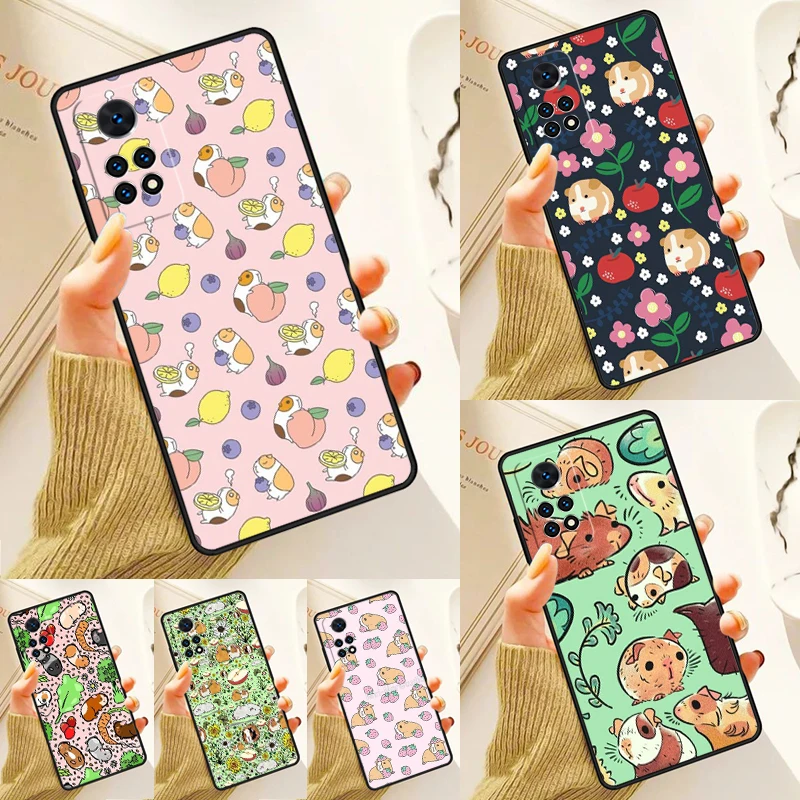 Guinea Pig Hamster Collage Case For Samsung Galaxy S24 Plus S23 S20 S21FE Lite S22 Ultra Note 20 S8 S9 S10 Phone Coque