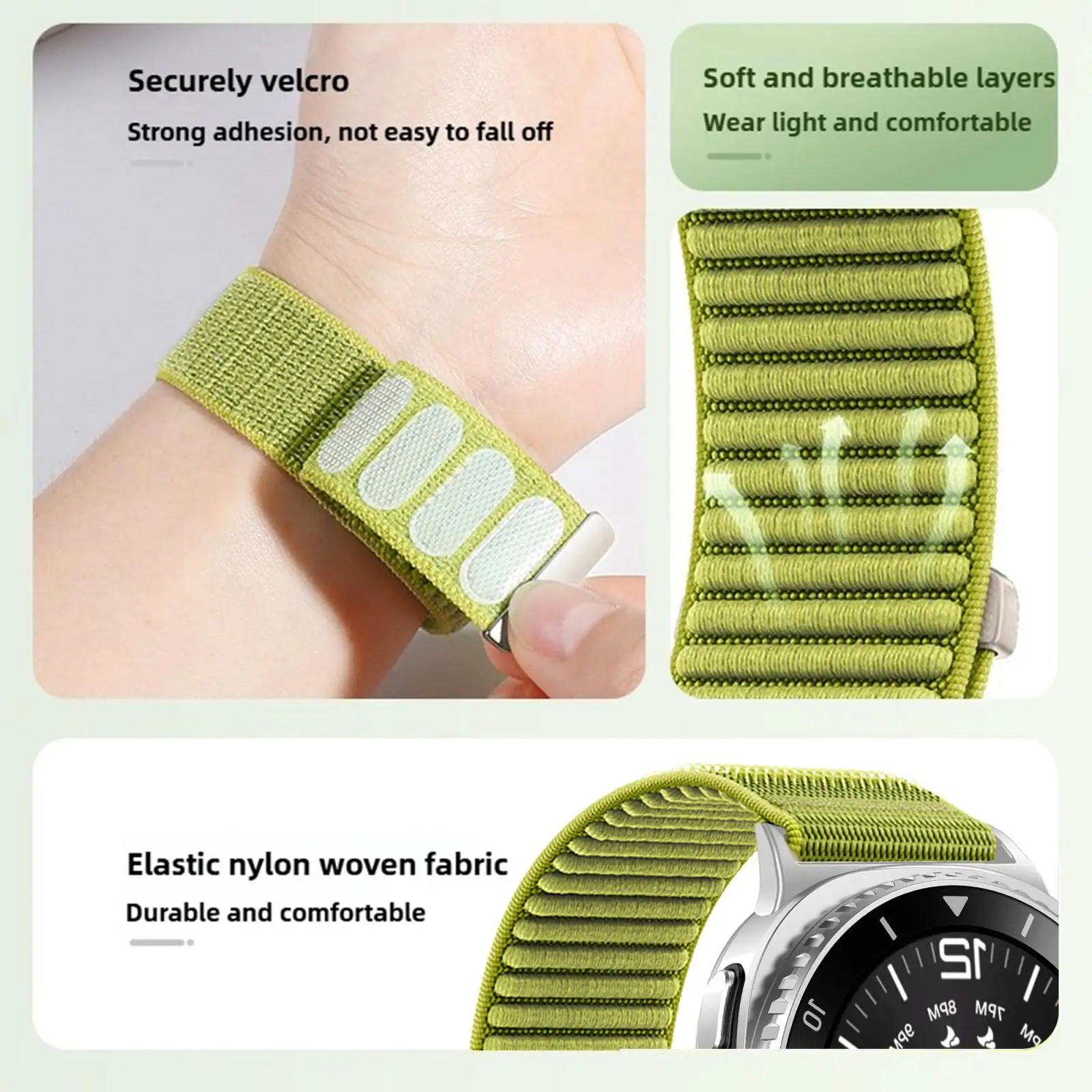 Nylon field watchaband for Xiaomi smart Band 10 9 8 Strap accessories Sport Bracelet Replacement correa Mi band 8 9 10 strap NFC