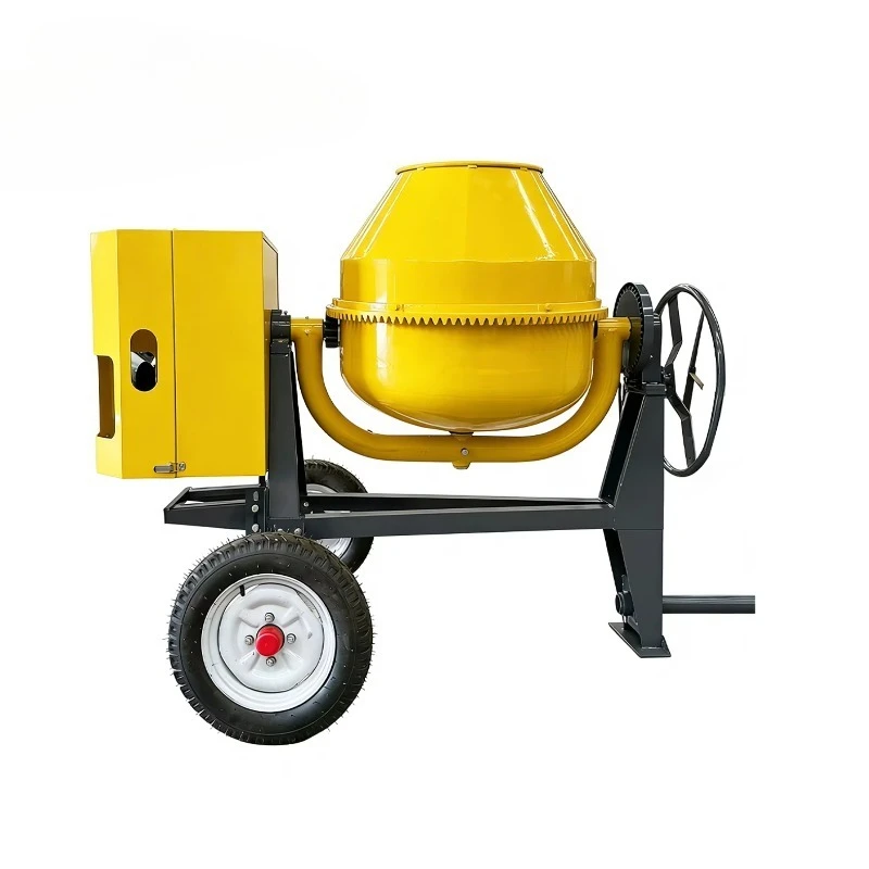 High quality small concrete mixer 1 year warranty, manual unloading small mobile concrete mixer truck