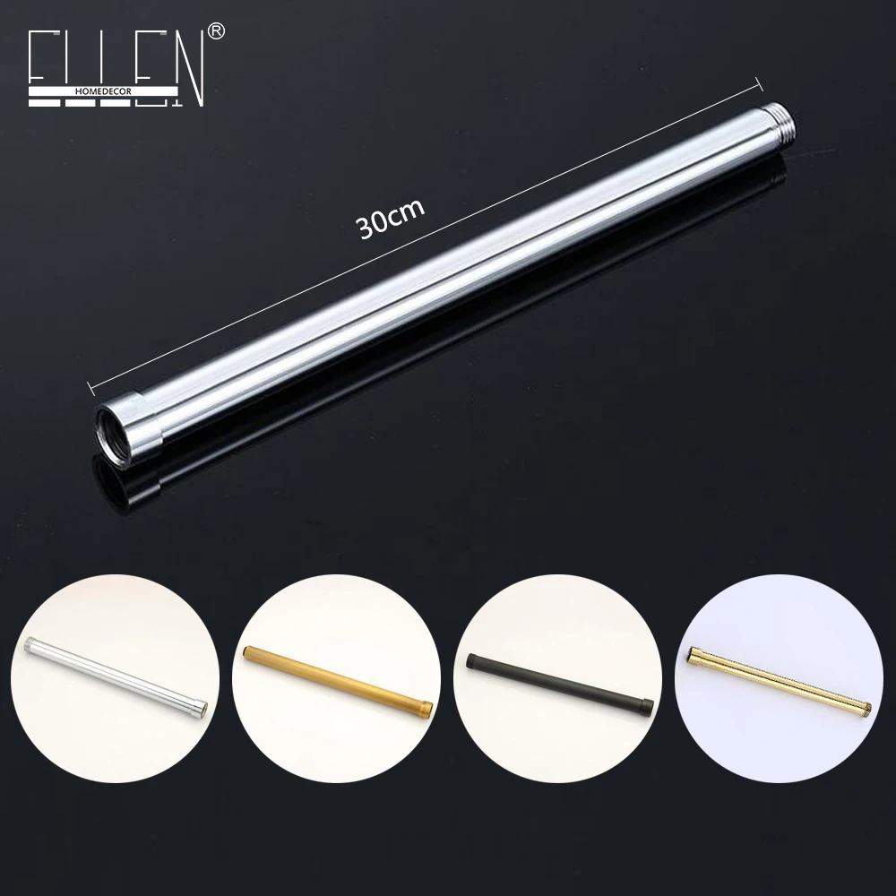 Vidric Vintage Shower Set Extend Pipe 30CM Extension Tube Bar Chrome,Antique Bronze ,Gold , Oil Rubble Bronze shower extend pipe