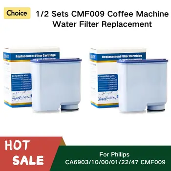 2 set CMF009 Kaffemaskin Vattenfilter Ersättning för Philips Saeco AquaClean Filter Avkalkning CA6903/10/00/01/22/47 CMF009 6 best sales Aquaclean - №3