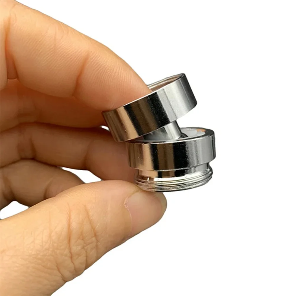 Stainless Steel M22 Faucet Adapter 360 Degree Rotating Aerator Connector for Kitchen Faucet Water Flow Control