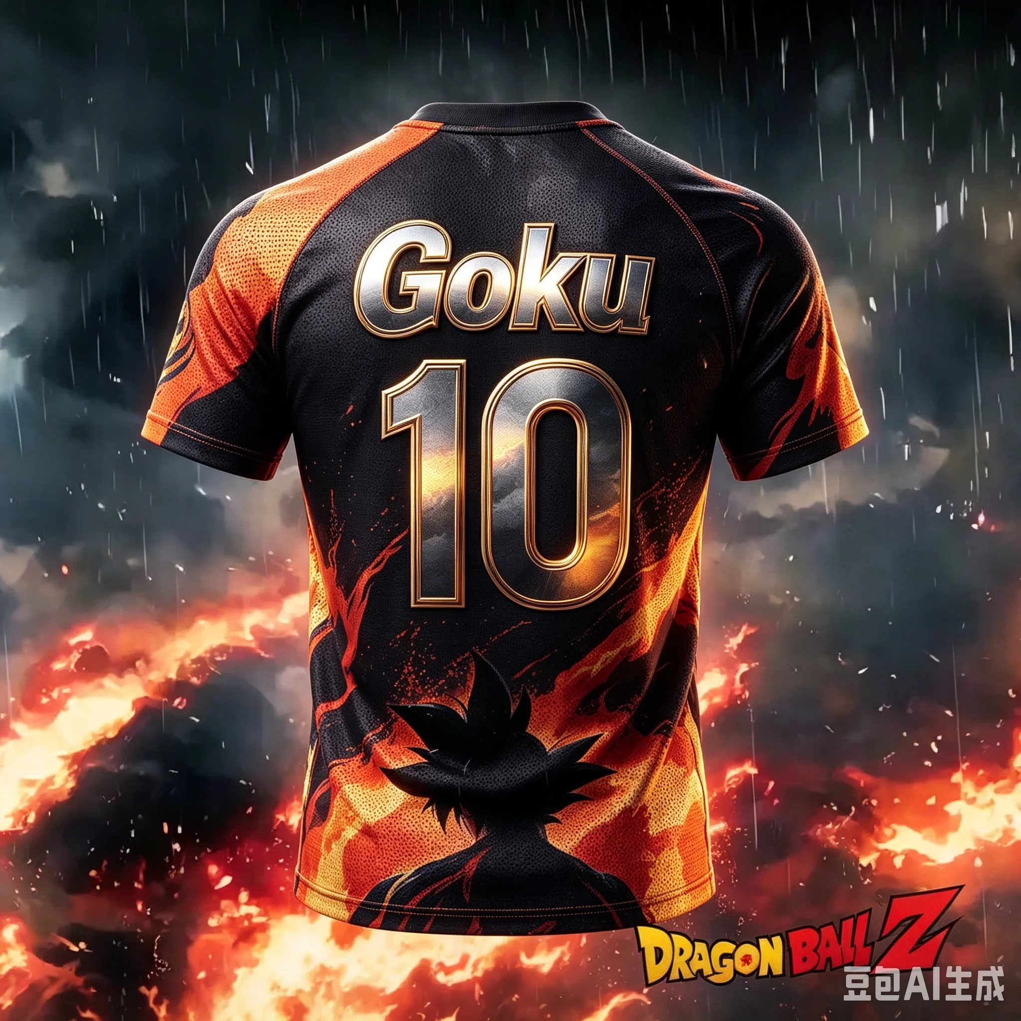 2026 New Adult Men's NO.10/7 Goku 3D Printed Football Jersey T-Shirt Kids Anime T-Shirt Special Kids Jersey Breathable Y2k