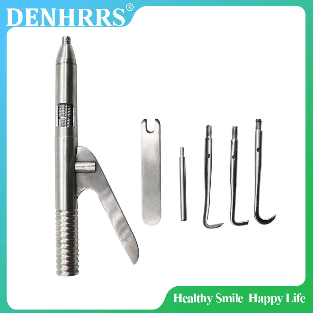 1Set Dental Automatic Crown Remover Tool Dentistry Equipment Singlehanded Take Crown Instruments