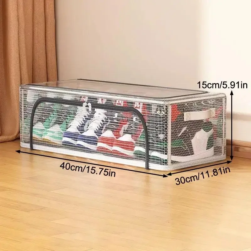 Transparent Shoe Storage Box Sports Shoes And High Heels Storage Box That Can Be Placed Under The Bed