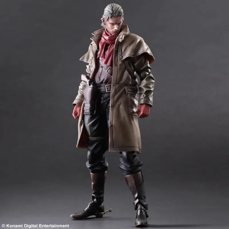 Original PLAY ARTS Revolver Ocelot Metal Gear Solid V: The Phantom Pain Action Figure Active Joints Model  Desktop Decoration