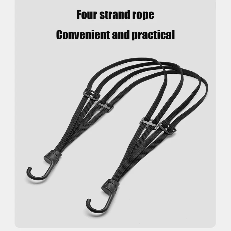 1PC Motorcycle Elastic Suitcase with Safety Hook-Versatile Helmet Mesh Gear Transport Durable and Sleek for Daily Travel