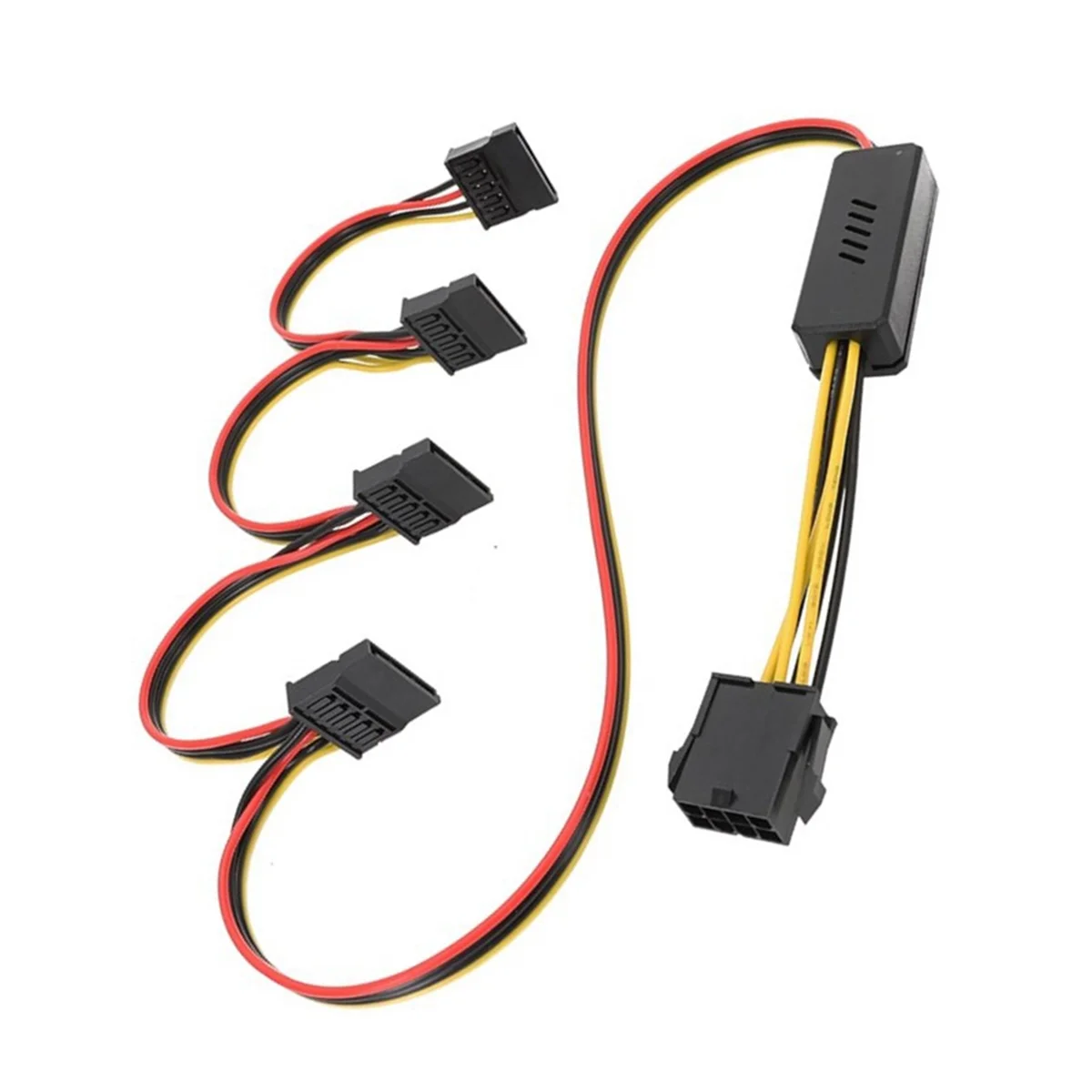 Motherboard CPU 8-Pin to Hard Drive Cable CPU 8PIN to SATA Hard Drive Power Supply Cable 12V to SATA Hard Drive Cable