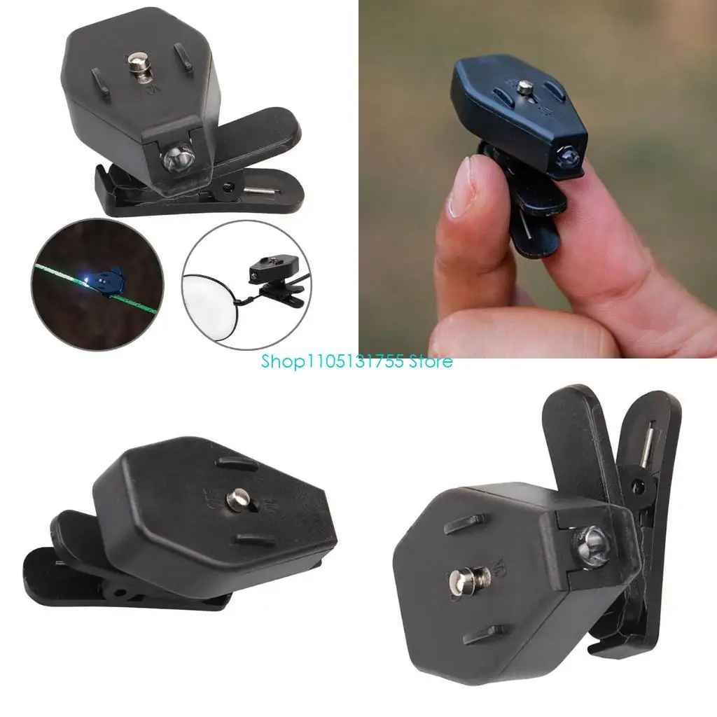 

K0EF Fishing Adjusted Clip On Eyeglass Light Flashlight Clip On Eyeglass LED Light