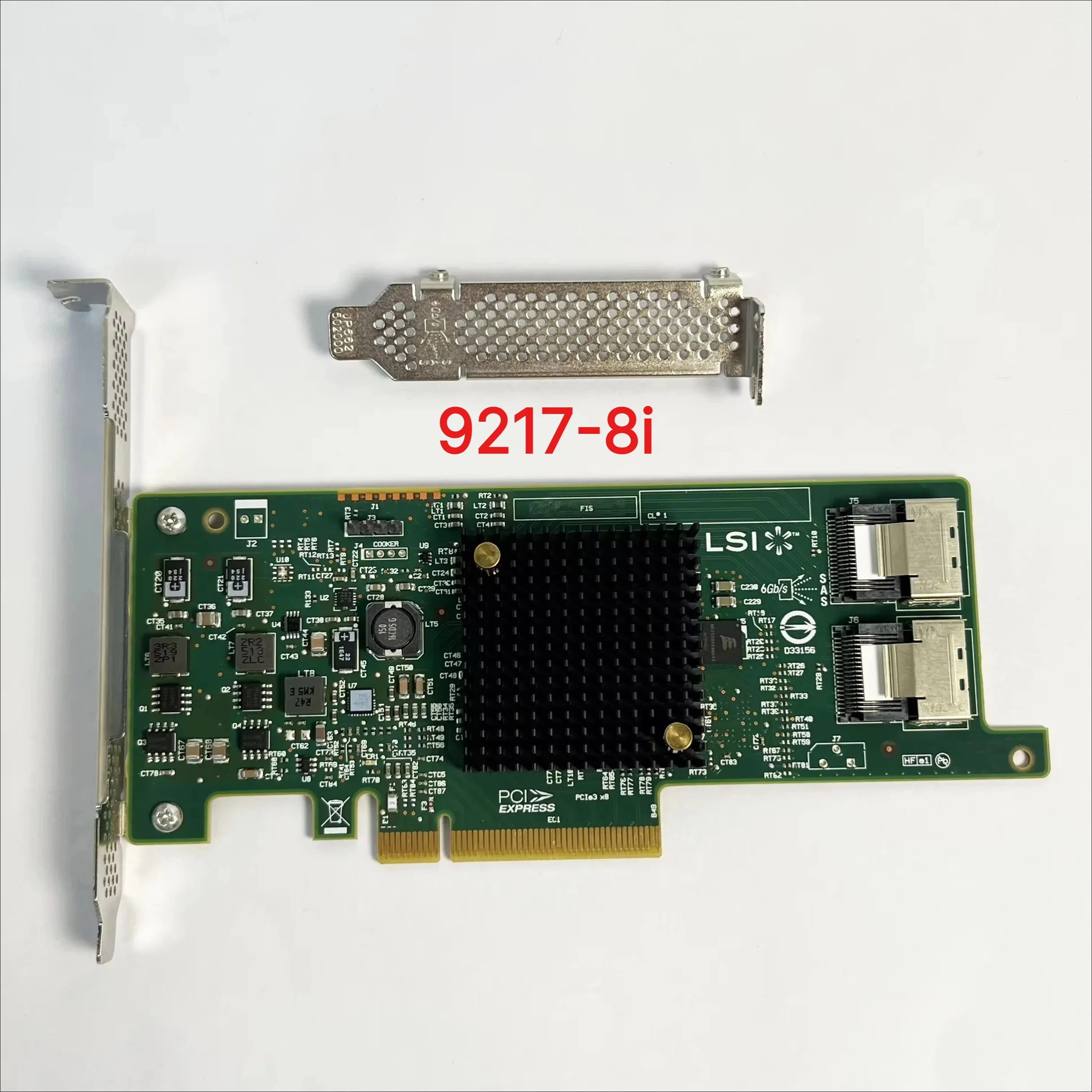 LSI 9217-8i 6Gbps 8-Port SAS/SATA HBA Card PCIe 3.0 X8 IT Mode W/ P20 FW for ZFS FreeNAS + 2x SFF-8087 Cables