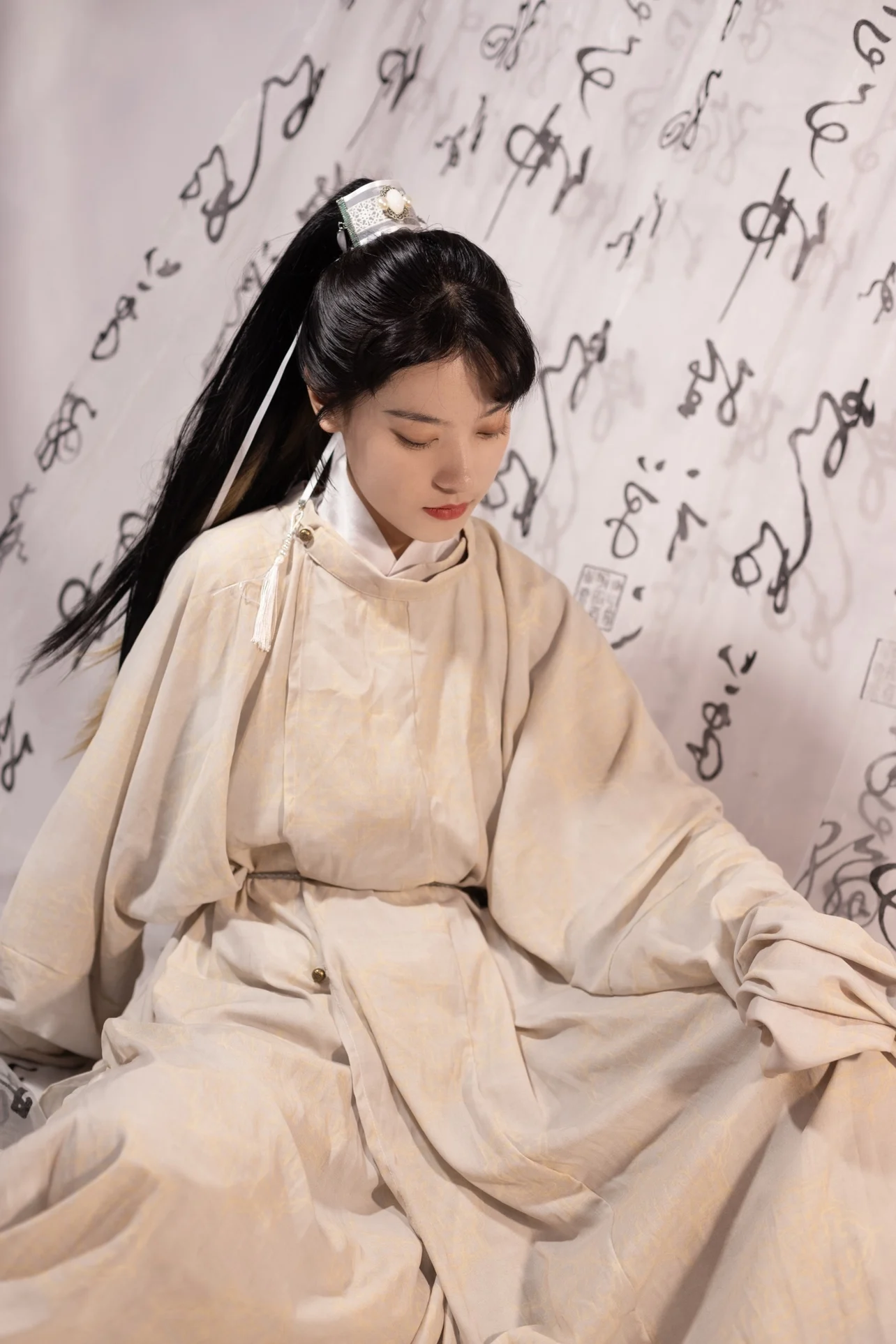 Chinese Style Tang Round-neck Robes Traditional Hanfu Spring Autumn Hanfu Clothes Men's Women's Hanfu Costumes