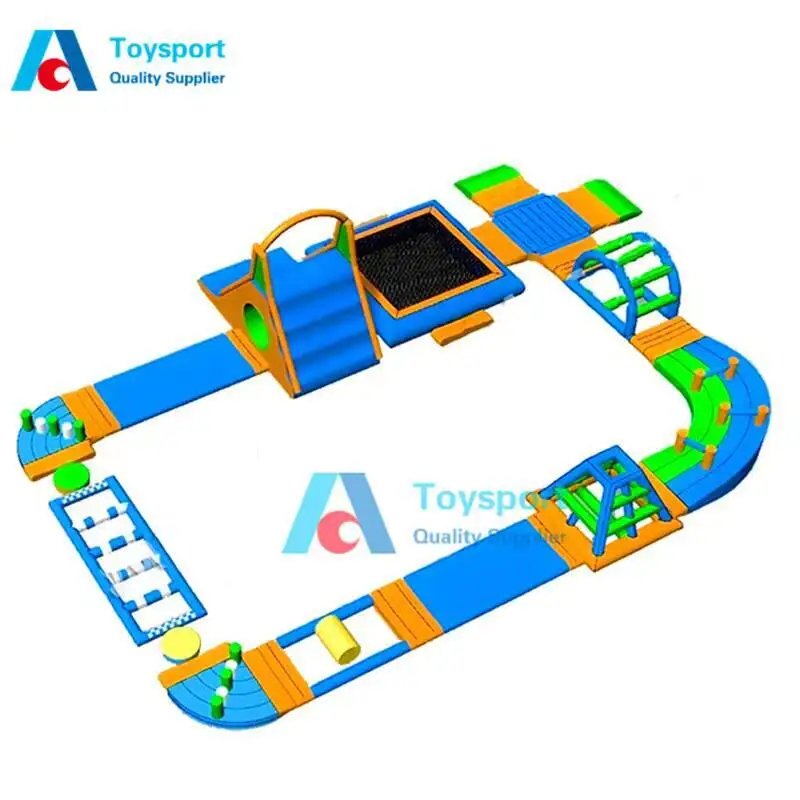 Design New Commercial Large Inflatable Aqua Park Splash Water Park