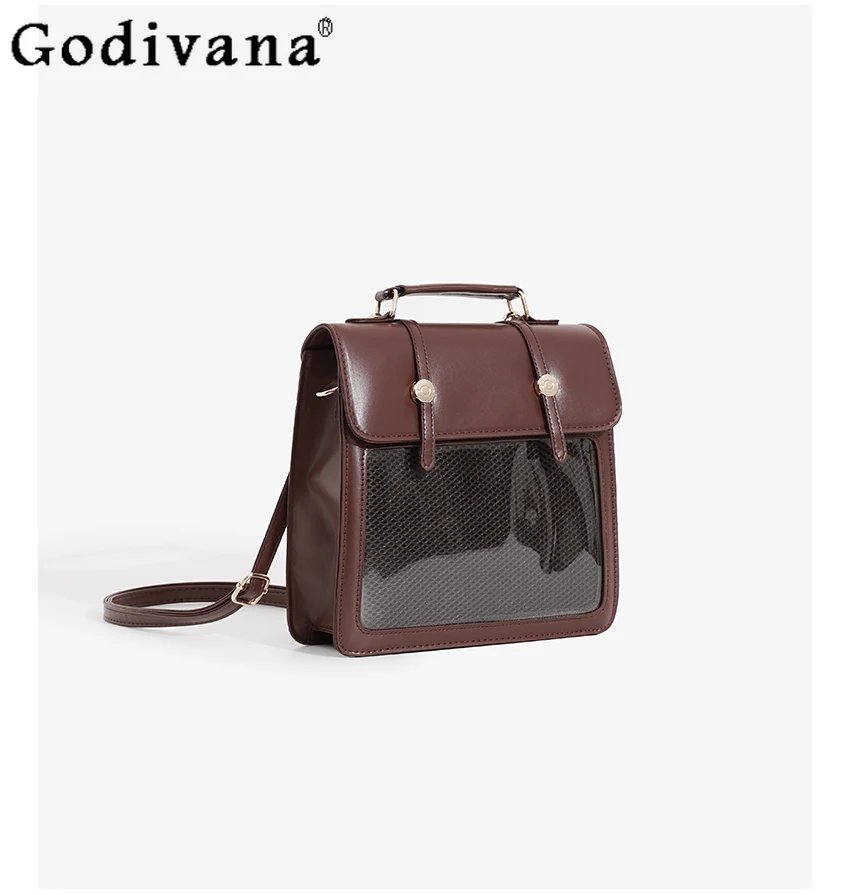 

Japanese Original Two-dimensional Transparent Small-capacity Pain Bag Cute Girl Daily Versatile Commuting Backpack