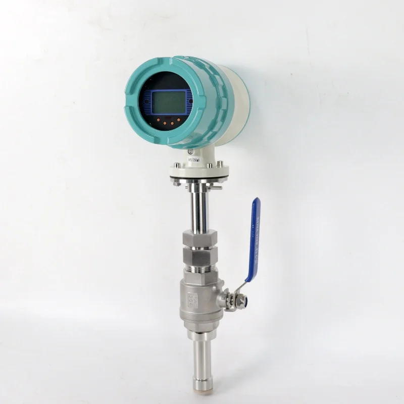 Fischer Porter Insert Type Digital Electromagnetic Flow Meter Stainless Steel Tri-Clamp Magnetic Flow Meter Liquid Gas Oil OEM
