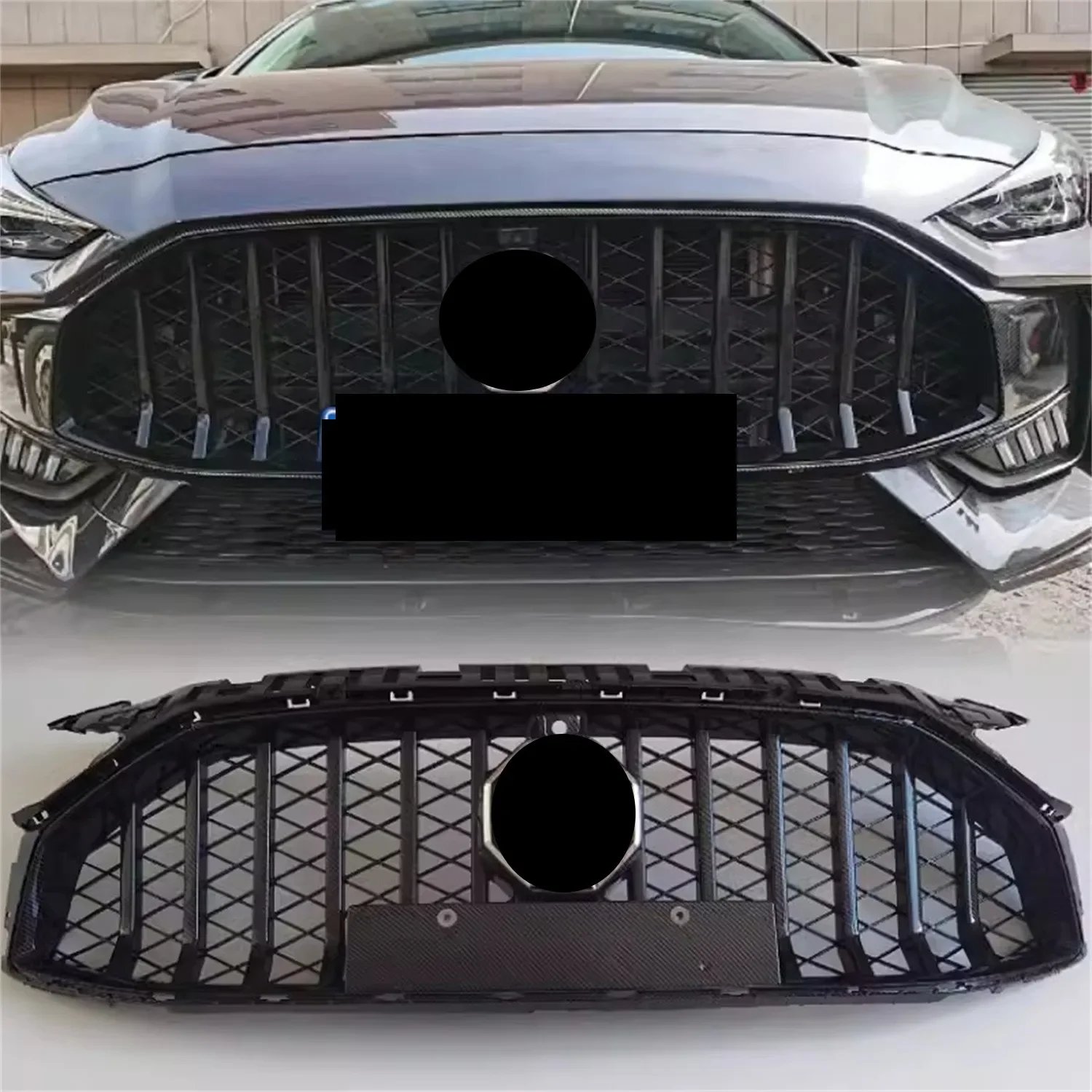 Car Front Bumper Grille grill frame Tail throat For MG 5 modified GT 2021