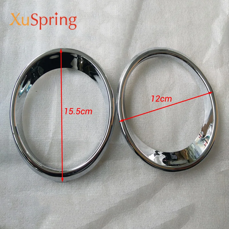 Car Front Fog Light Lamp Cover For Renault Kadjar 2016 2017 2018 2020 2021 Frame Trim Bezel Garnish Decoration Stickers Styling