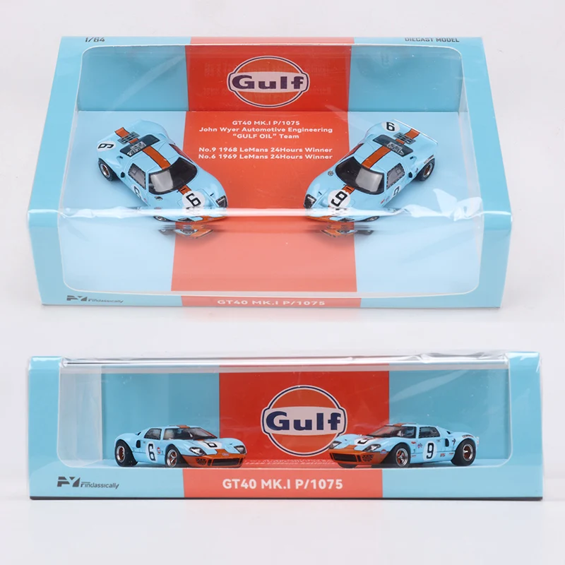 Finclassically 1:64 GT40 MK.II 1966 LeMans 24Hours Alloy Model Car