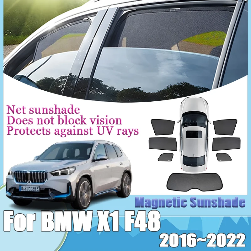 

For BMW X1 F48 2016-2022 Accessories Auto Full Coverage Sunshades Shield Windshield Curtain Cover Side Windows Privacy Sunscreen