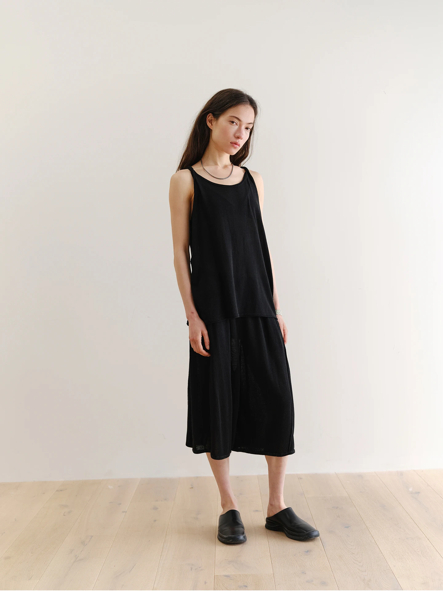 Toughsen Handmade Bamboo Fiber Linen Blend Knitted Vest Loose Fit round Neckline Breathable Women's Innerwear Summer 2026