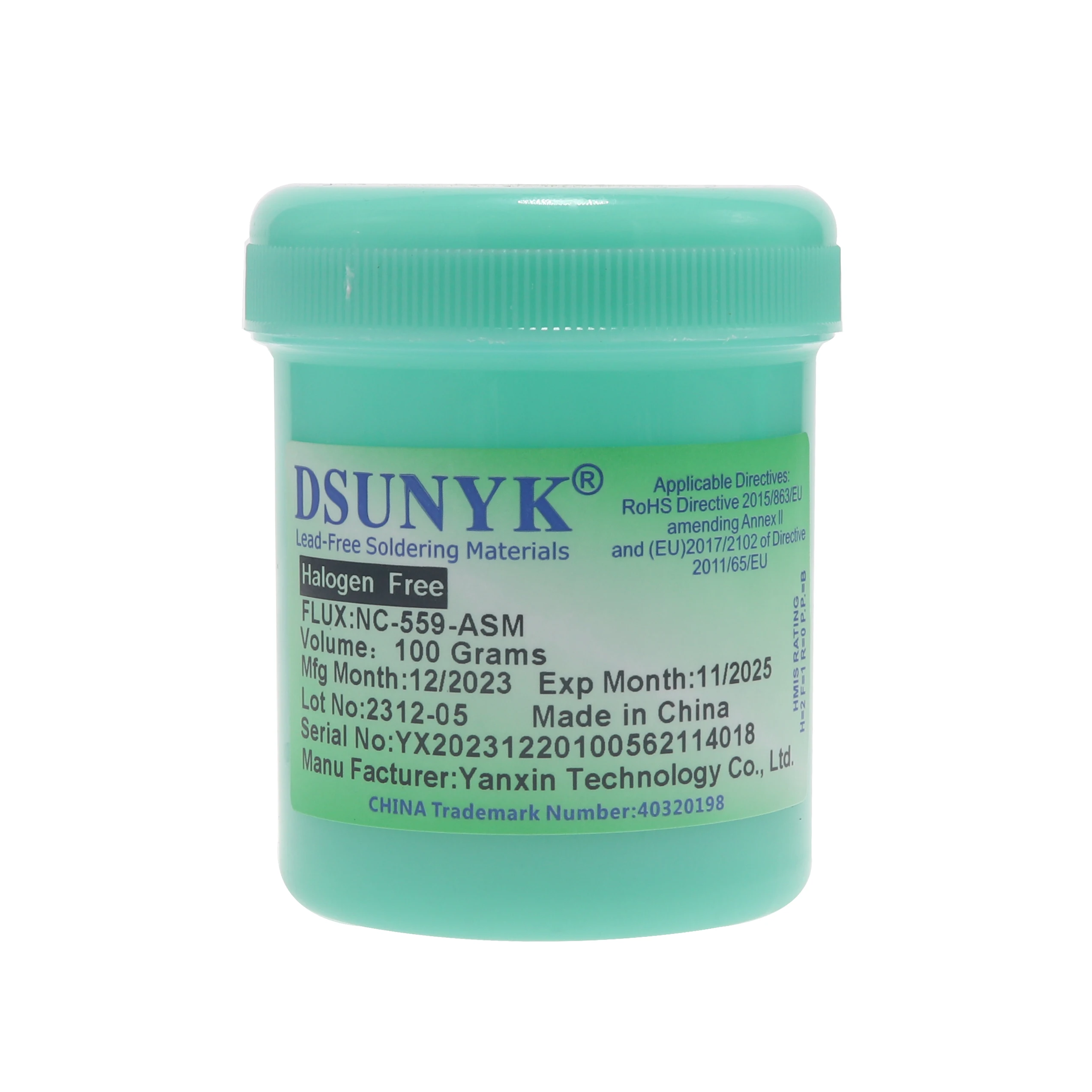 DSUNYK NC-559-ASM Solder Flux 100% Original BGA PCB No-Clean 100g Welding Paste  Flux for Welding High Quality