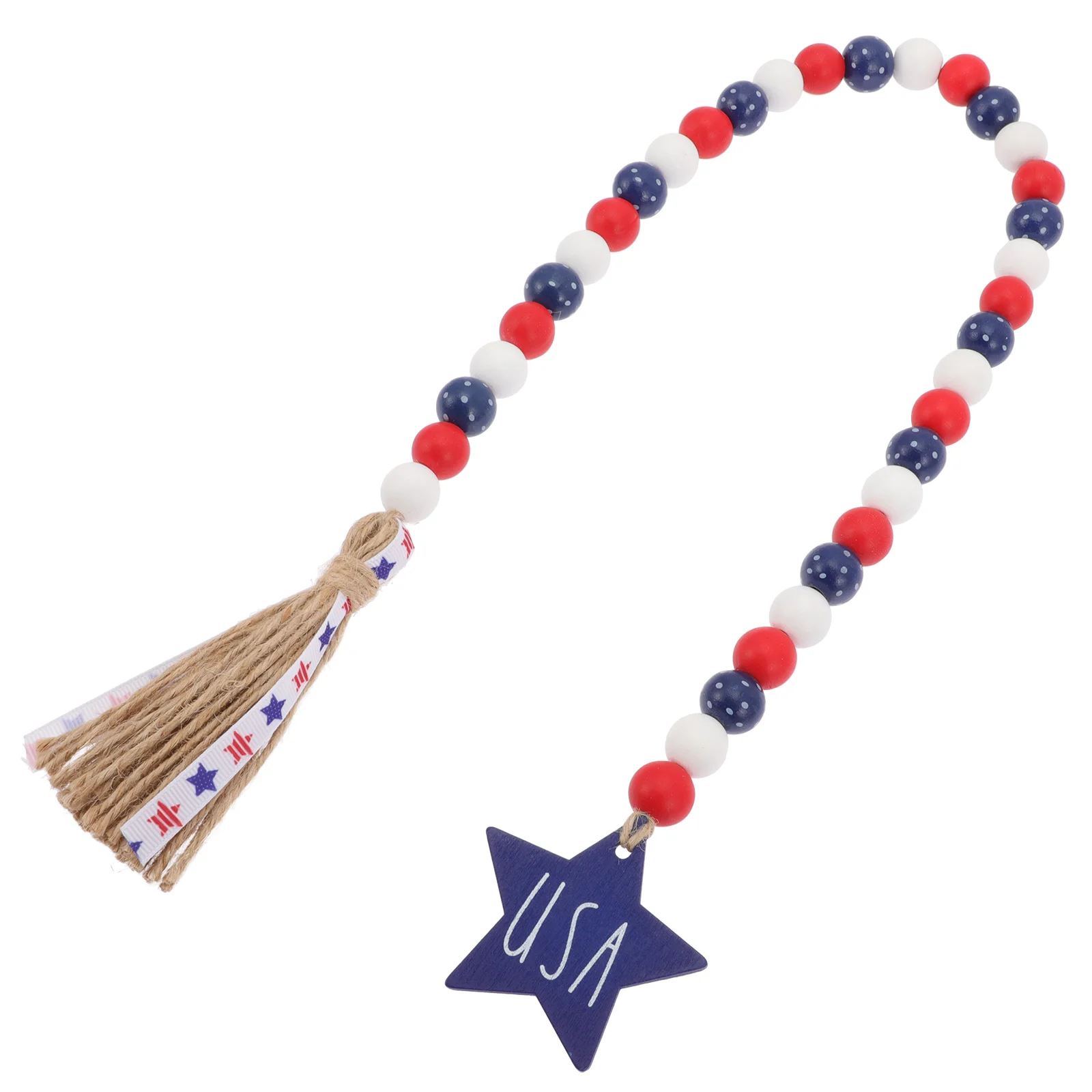 for Tassel Bead String Decoration Hanging Ornament Decorations Independence Day