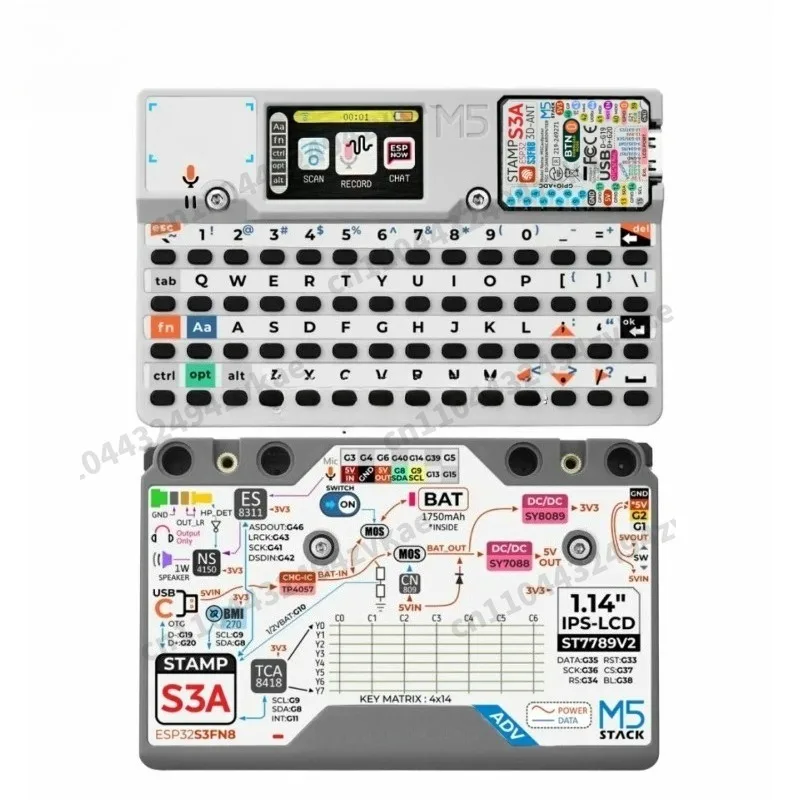 Cardputer Adv Version (ESP32-S3) Card Computer 56 Key Programmable Development Board Stamp-S3A