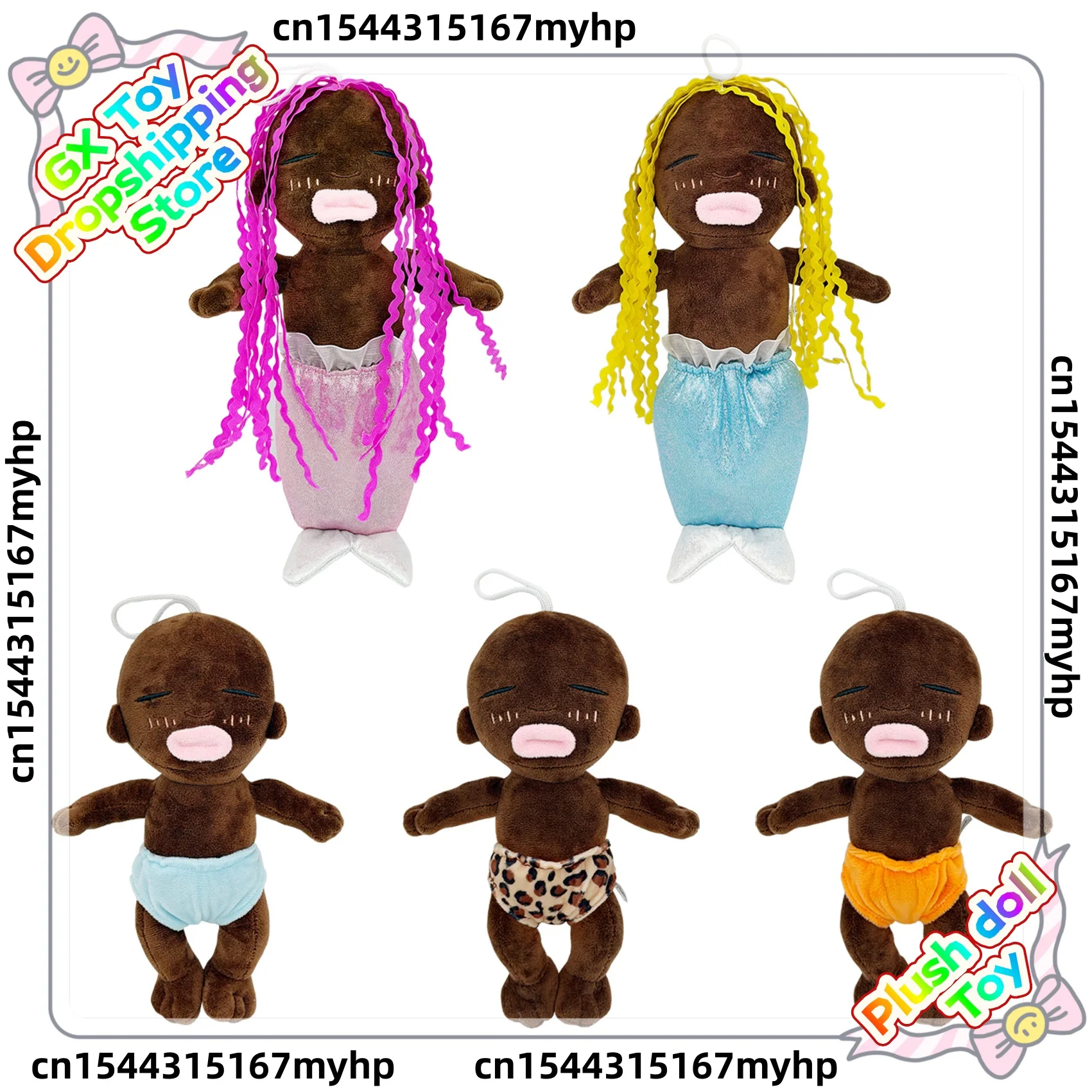 

2026 New Natasha Black Doll Plush Toy Funny Ugly Cute Stuffed Soft Toy Kids Birthday Funny Gift