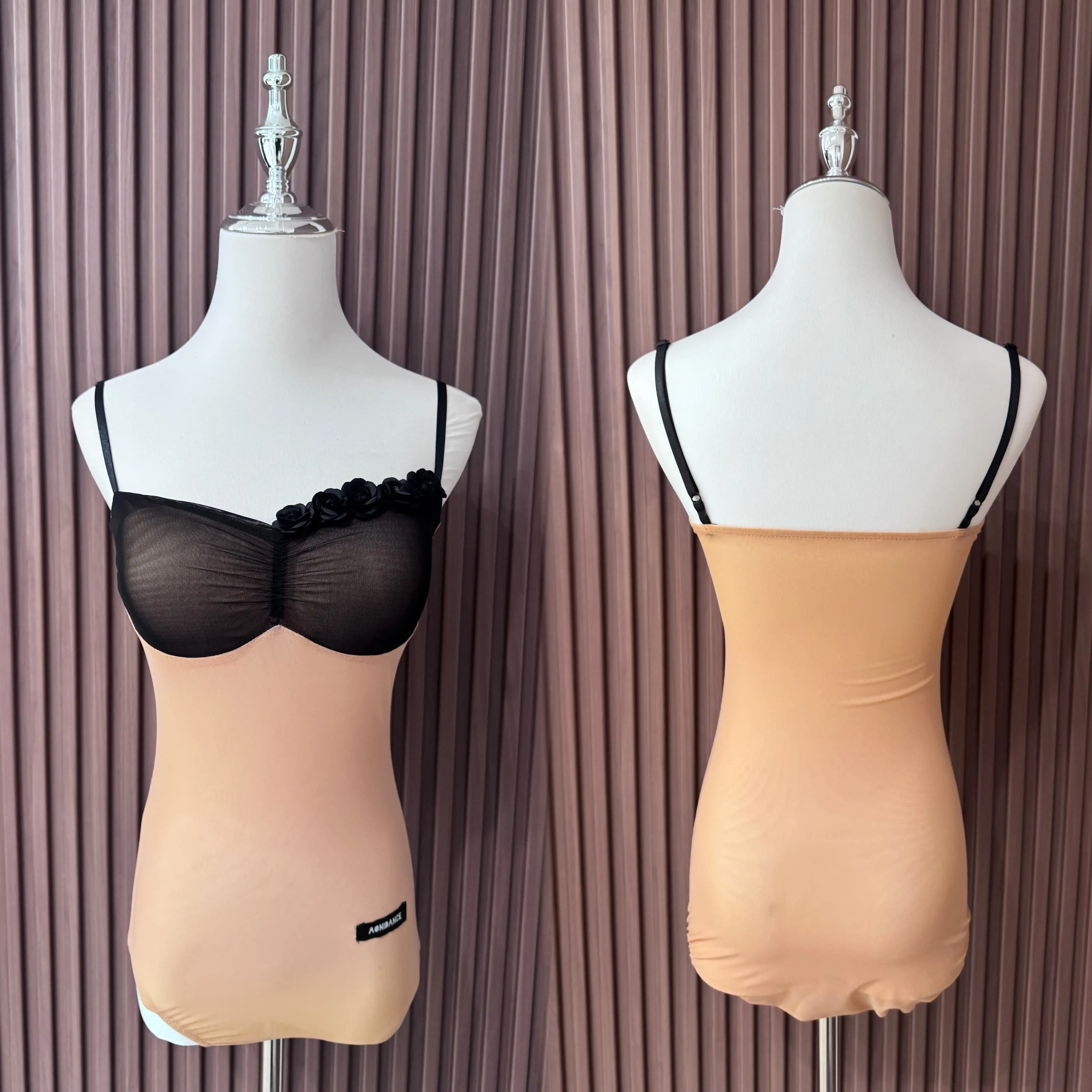 

2026 New Latin Dance Tops For Women Sexy Sling Bodysuit Chacha Rumba Tango Dress Adult Female Modern Latin Dance Wear DQS22922