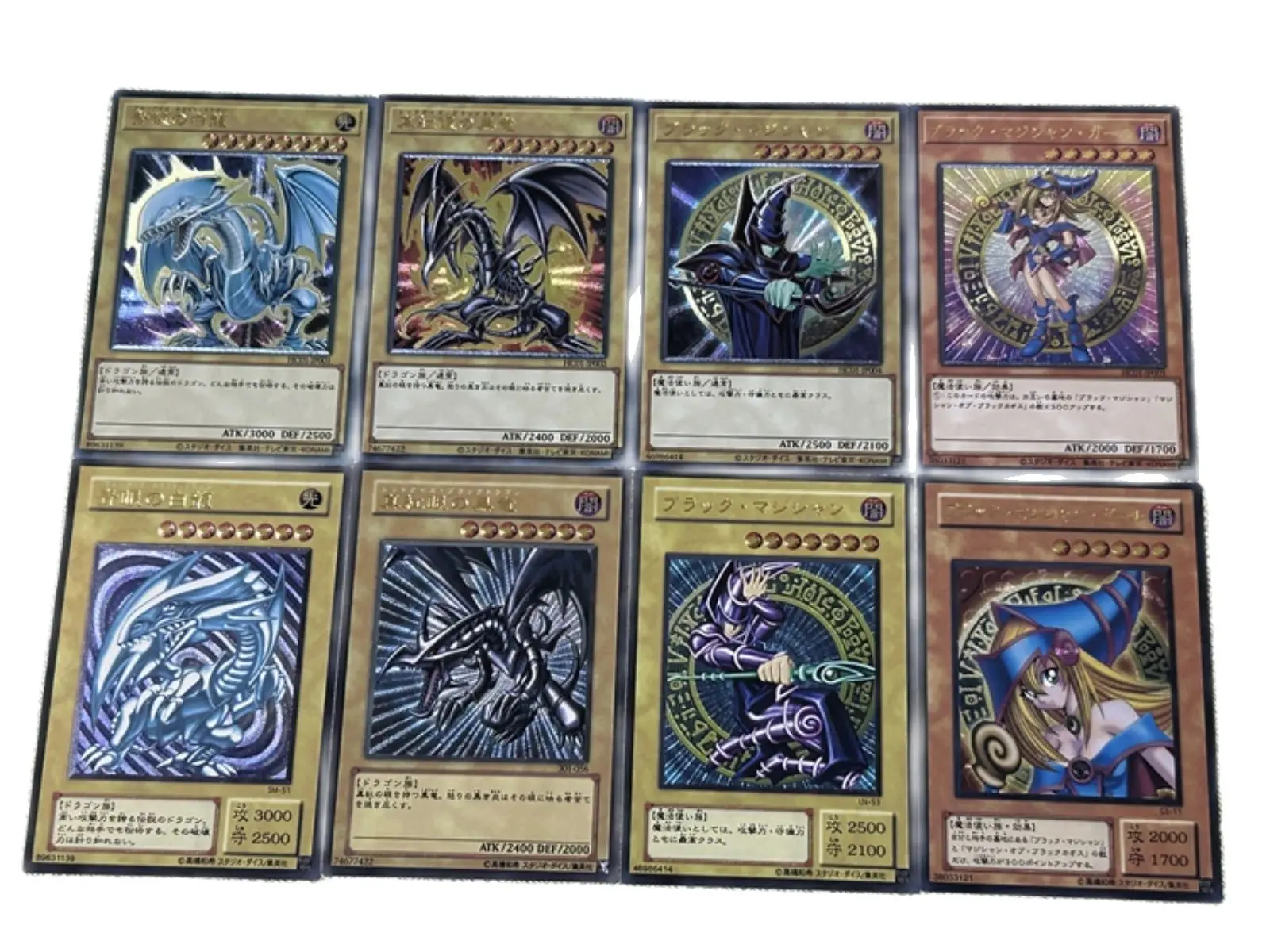 

Yu-Gi-Oh Ultimate Редкие/UL голубые глаза белый дракон/темная волшебная девушка/красные глаза Черный Дракон Подарочная карточка (не оригинал)