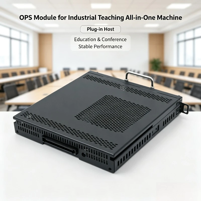 Industrial Teaching All in One PC, 4th Gen OPS Pluggable Computer Module, OPS Host for Interactive Whiteboard Industrial Control