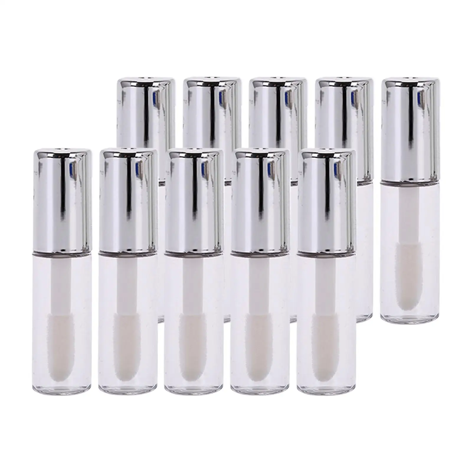 Tubes de brillant à lèvres vides, flacons cosmétiques en PP, format voyage, pour le stockage de baume à lèvres, d'huile, d'échantillons DIY pour femmes et filles