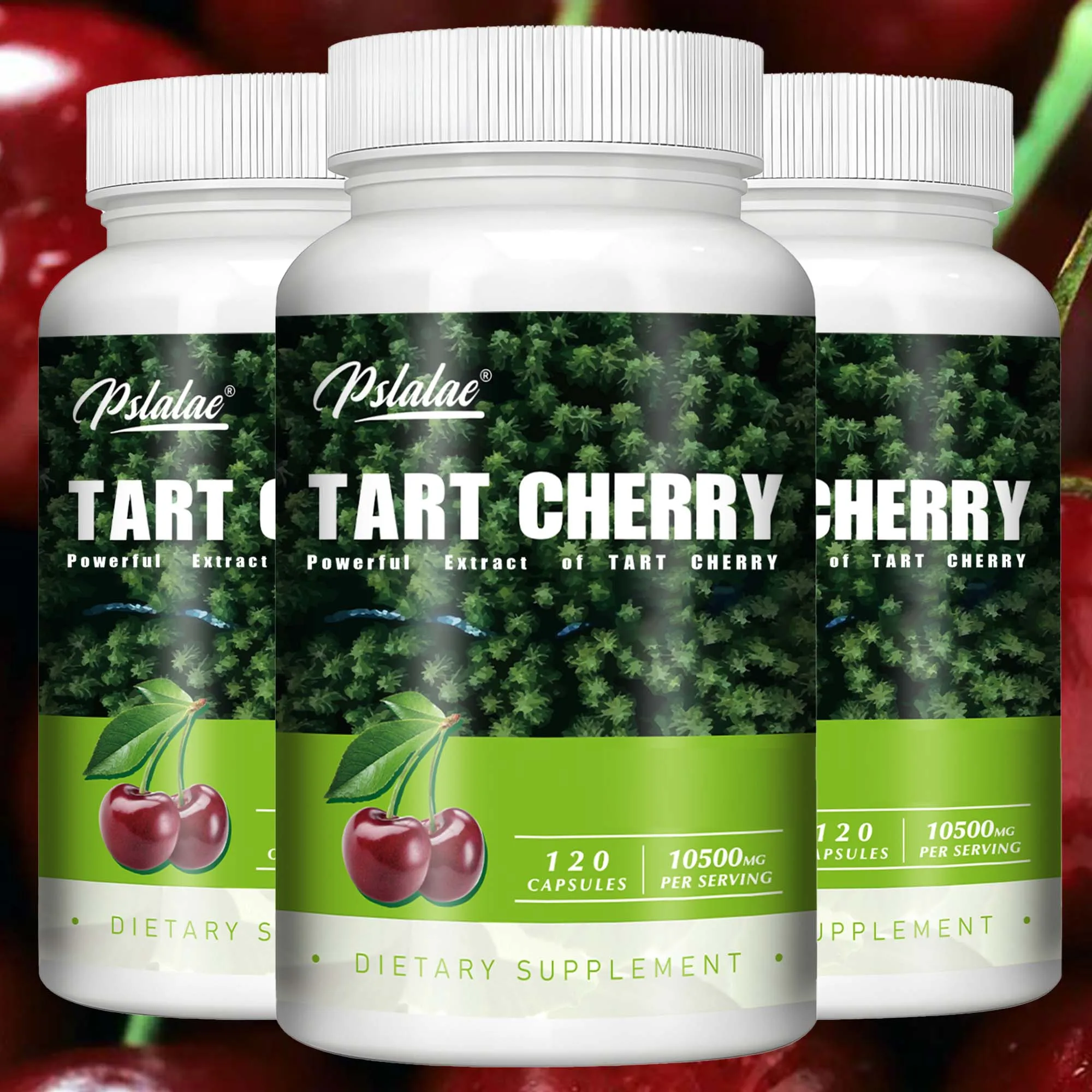 

Tart Cherry Capsules - Balanced Uric Acid Level, Support Joint Health, Sleep Support & Balanced Inflammation - 120 Capsules