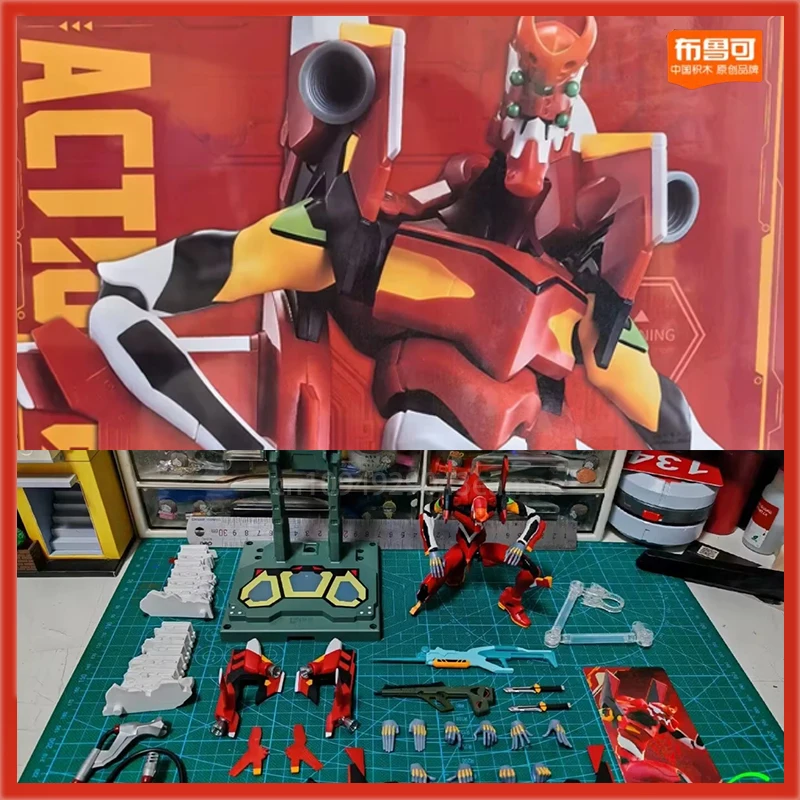 

In Stock Blokees Eva Evangelion-01 Evangelion-02 Production Model Action Edition Assembled Movable Model Test Type ﻿