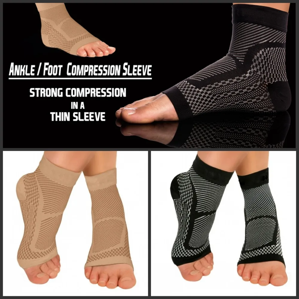 1/2 Stück Sport-Knöchelbandagen für Damen/Herren, Plantarfasziitis-Socken für Fersensporn-Schmerzen, Kompressions-Knöchelstützen