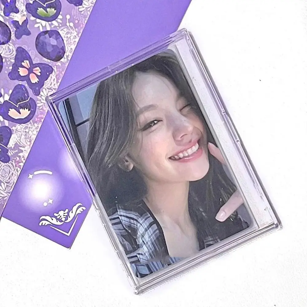 Акриловый корпус, кирпич для карт, защитные рукава для карт, дисплей для карт, жесткий чехол, прозрачный держатель для фотокарт, бейсбол, футбол