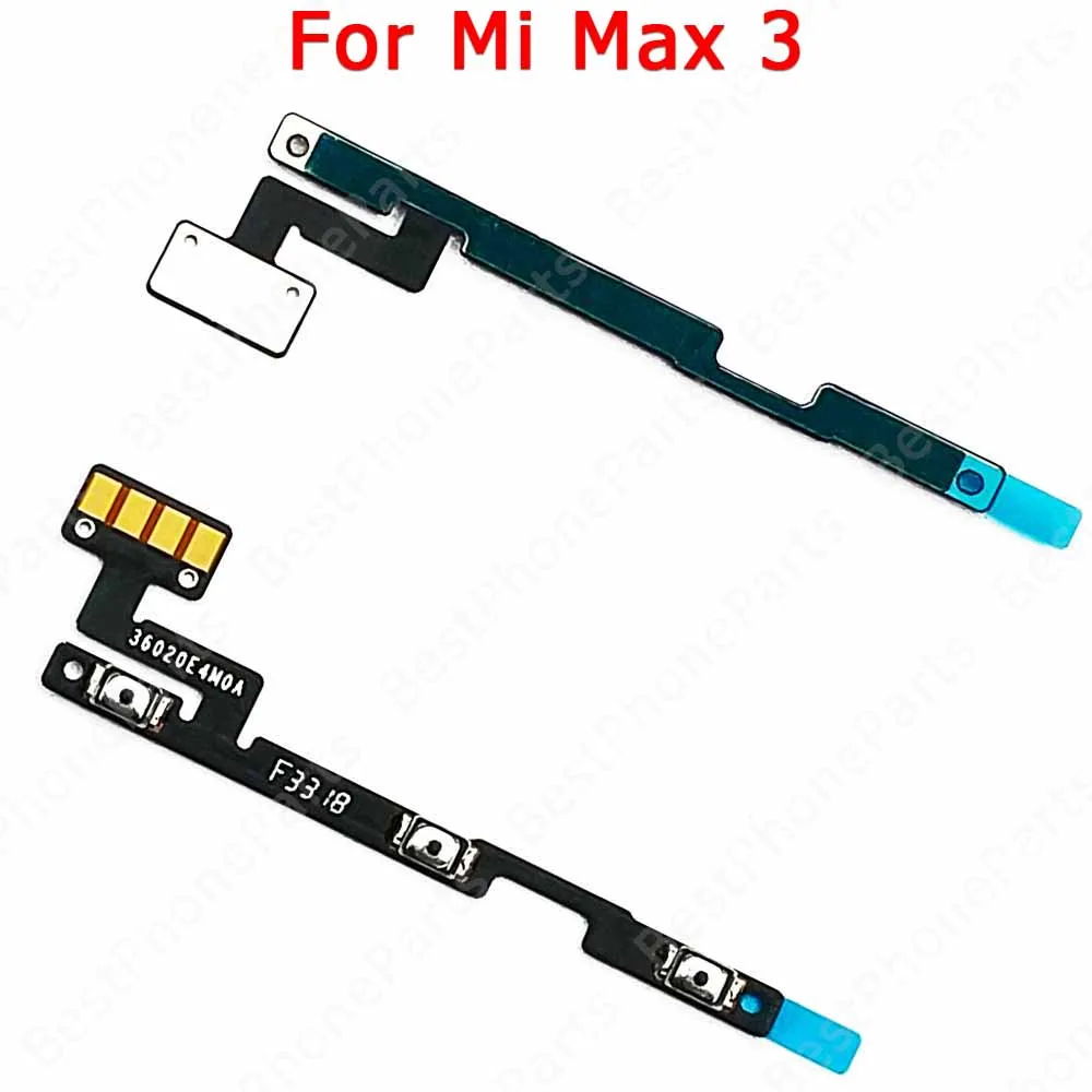 For Xiaomi Mi A2 Lite 6X A3 Mix 2 2S Max 3 4 A1 5X Power On Off Side Button Volume Replacement Spare Parts Flex Cable