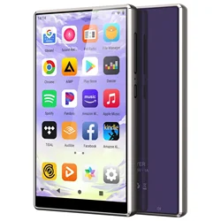 MP3 Player with Bluetooth and WiFi, Oilsky M501 80GB (64GB+16GB) Music Player, 1080P Android 9.0 MP4 Player Up to 512GB