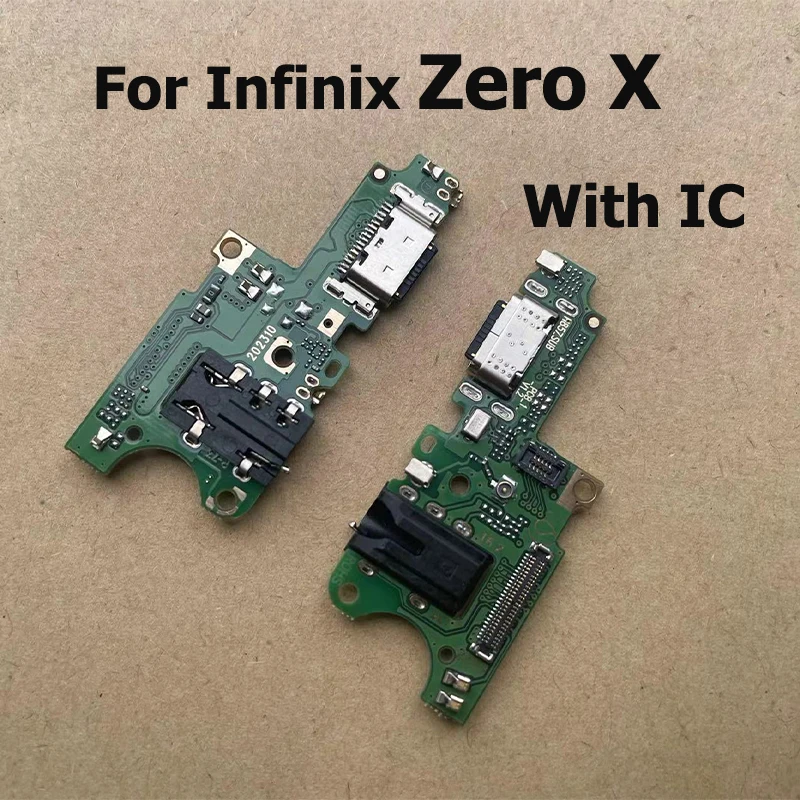 USB Charging Dock Port For Infinix Zero X Pro Neo Mic Microphone Connector Board Flex Cable Repair Parts