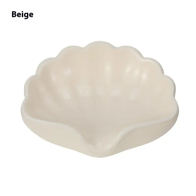 1PC Shell Shape Drain Soap Dish Holder