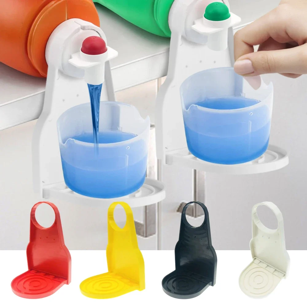 1 PC Laundry Detergent Universal Organizer Soap Dish Accessories Drip Foldable Cup Holder Fabric Softener Rack Spill