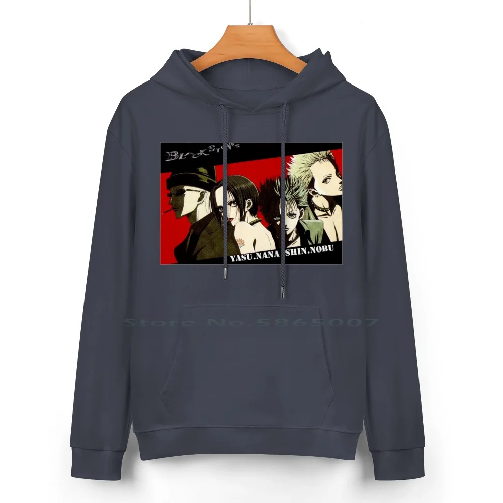 Crew Nana Band Pure Cotton Hoodie Sweater 24 Colors Trapnest Anime Manga Nana Osaki Black Stones Punk Nana Komatsu Yasu Blast