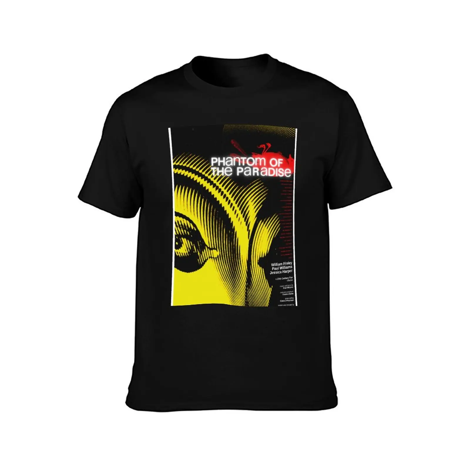 Phantom of the Paradise (1974) - Movie poster design T-Shirt Casual Basic Short Sleeve T-Shirt