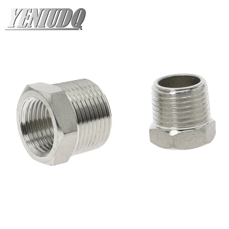 

Tonifying Heart Reducer Bushing Male x Female 1/8" 1/4" 1/2" BSPT Thread Stainless Steel SS304 Pipe Fittings For Water Gas Oil